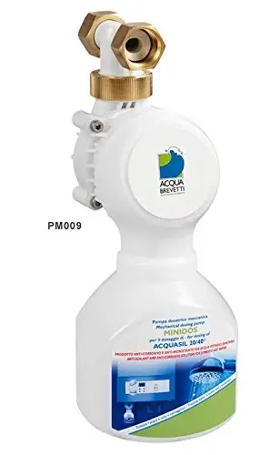 Acquabrevetti Pompa dosatrice volumetrica meccanica proporzionale MINIDOS per il dosaggio di AcquaSIL 20/40® 1/2" F Cod. PM009 | Spedizione veloce