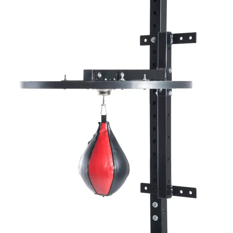 Easycomfort Piattaforma Boxe con Speedball ?21 cm, Punching Ball per Allenamento Pugilato Arti Marziali, in Legno e Acciaio - Ordina oggi