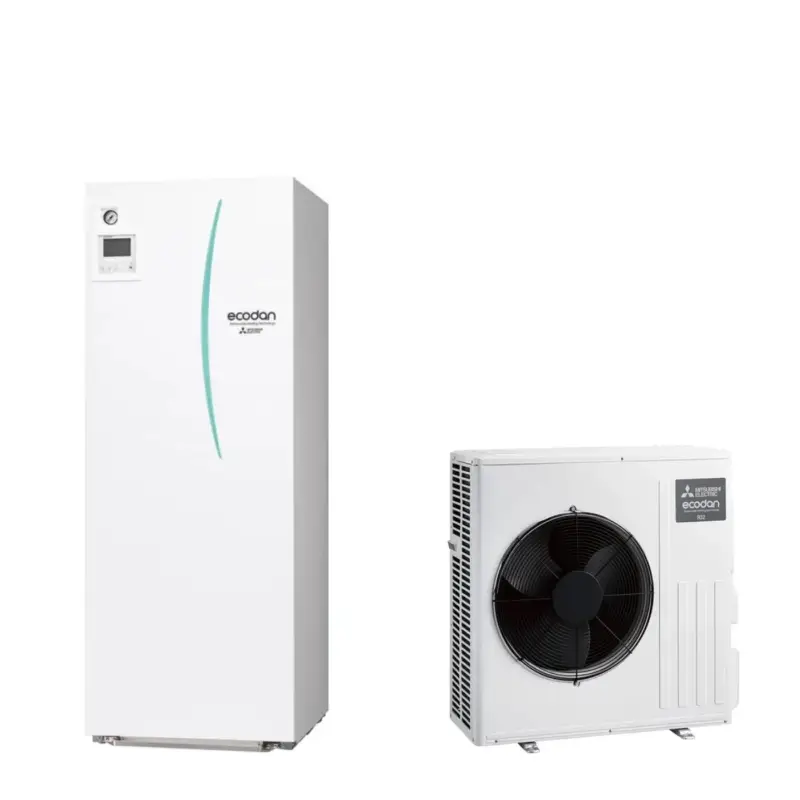 Pompa di Calore Aria Acqua Mitsubishi Electric Split Hydrotank Reversibile ERST20D-VM2D accumulo 200 lt unità esterna ECODAN E SUZ-SWM40VA 5,6 kW R-32 | Ora disponibile