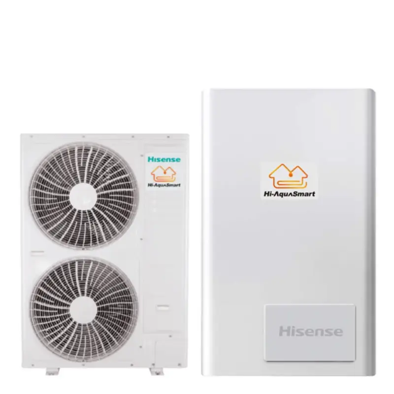 Nuovo arrivo | Pompa di Calore Splittata Biventola Aria/Acqua Hisense Hi-AquaSmart AHM-160UXCSAPA3 + AHW-100UCSEPA R-410 con Comando Incluso
