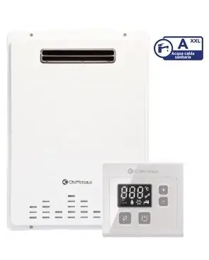 Grande successo - AREA OCCASIONI - Scaldabagno a Gas Chaffoteaux Avenir Plus LNX Outdoor 22 litri codice 3632470 low NOx METANO