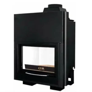 Termocamino a Legna CTM BASIC 30 kW scomparsa verticale con produzione Acqua calda sanitaria ACS | Molto richiesto