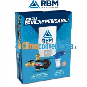 A Kit Salvacaldaia RBM Gli Indispensabili Filtro defangatore magnetico MG1 + Dosatore Polifosfati | Compra oggi