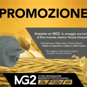 Acquista subito | Filtro Defangatore Magnetico Sotto-Caldaia RBM modello MG2 codice 3715.05.10 Con Bottiglia di BRUT OMAGGIO - Novità