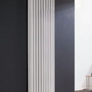 AREA OCCASIONI Batteria completa Radiatore Termosifone in acciaio tubolare Cordivari Ardesia 3 Colonne da 4 elementi h 1800 mm interasse 1744 mm - Qualità superiore