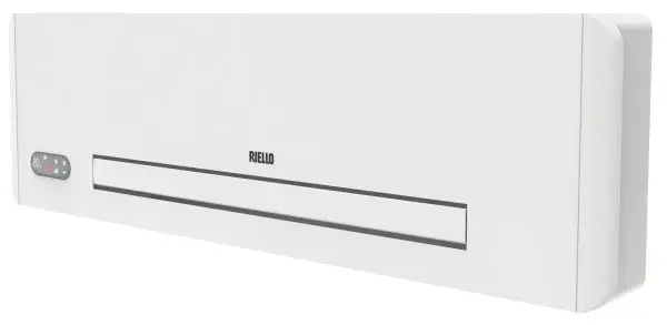 Ultima novità - Ventilconvettore Fan Coil a parete Riello Design Wall 23 completo di telecomando 2,3 kW cod. 20186362