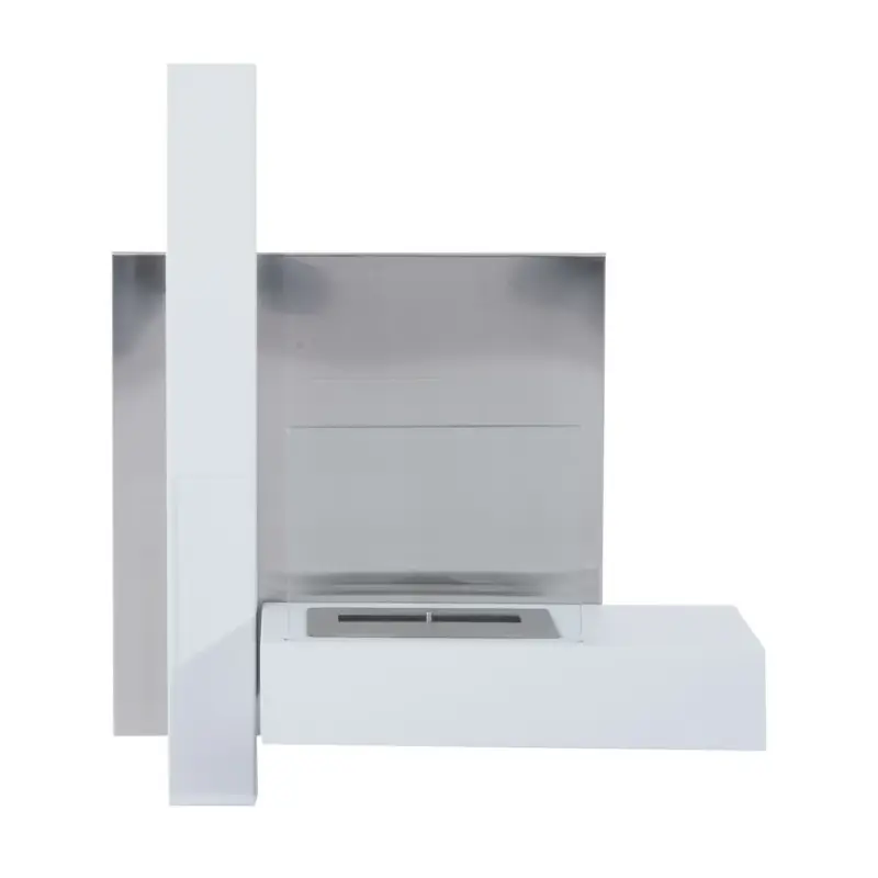 Easycomfort Caminetto a Bioetanolo Realizzato in Acciaio Inossidabile con 1 Serbatoio 0.9LT 75 x 22 x 63cm | Imperdibile