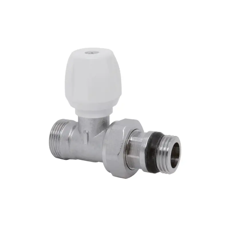 Valvola diritta con antisgocciolamento Icma 82832AC06 3/8" - Fine serie