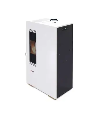 Stufa a Pellet King Mini 5 4,9 kW Bianca Wi-Fi Optional ad alta efficienza - NOVITA' cod. 99177 | Ultimi pezzi