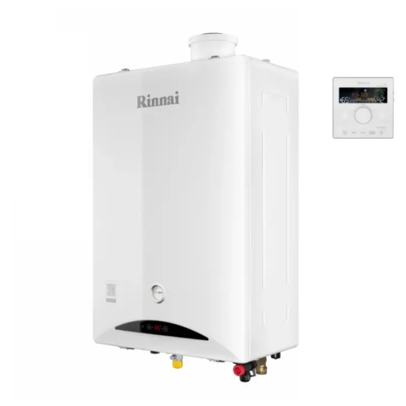 Caldaia RINNAI a condensazione ZEN 24 kW Low NOx Wi-Fi integrato Neutralizzatore Condensa integrato cod. REB-KBI2424FF-LPG GPL Completa di Kit Fumi - Disponibile