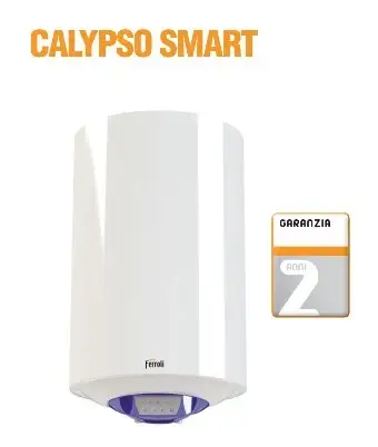 Ultimi pezzi - Scaldabagno Elettrico Ferroli Modello Calypso Smart SVE 120 Litri Verticale - 2 Anni di Garanzia