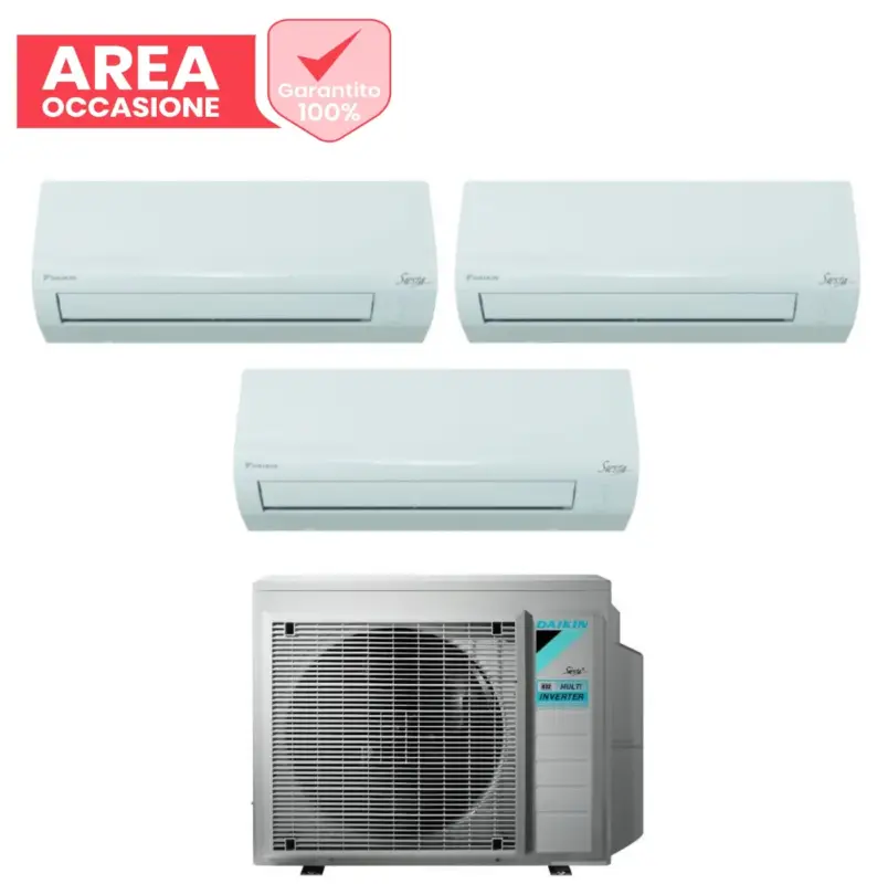 AREA OCCASIONI Climatizzatore Condizionatore Daikin Trial Split Inverter serie SIESTA 9+9+12 con 3AMXF52A R-32 Wi-Fi Optional 9000+9000+12000 - Tra i più amati