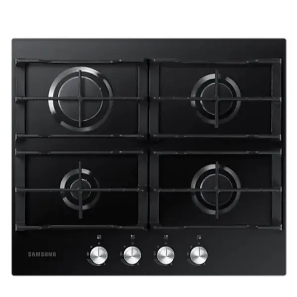 Prezzo scontato | Piano Cottura A Gas Samsung NA64H3010A 4 Fuochi (L60xP52) Nero