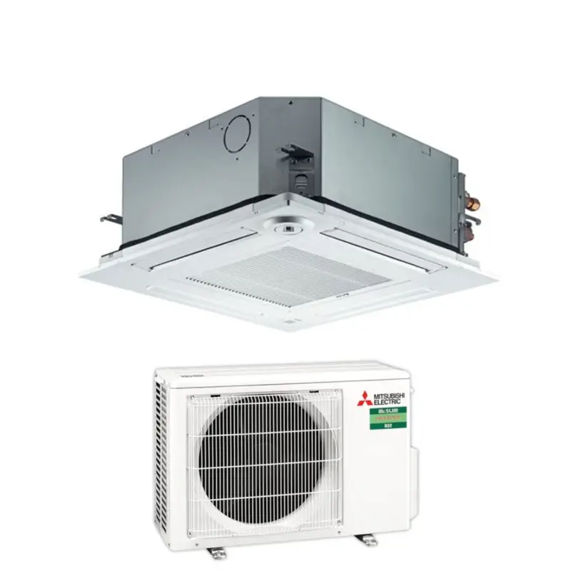 Climatizzatore Condizionatore Mitsubishi Electric Inverter Cassetta 12000 Btu SLZ-M35FA R-32 Wi-Fi Optional con Telecomando e Griglia Incluso | Grande affare