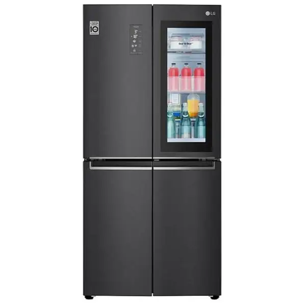 Affare - Frigorifero Multidoor 5 porte Lg GMQ844MC5E 530 Litri Total No Frost Classe E (A178,7xL83,5xP73,4) Wi-Fi con SmartThinQ InstaView Nero