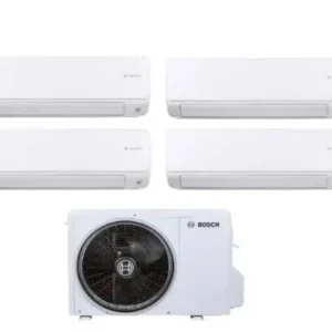 Acquista dal produttore | Climatizzatore Condizionatore Bosch Quadri Split Inverter serie CLIMATE 6000i 9+9+9+9 con CL5000M 105/4 E R-32 Wi-Fi Optional 9000+9000+9000+9000