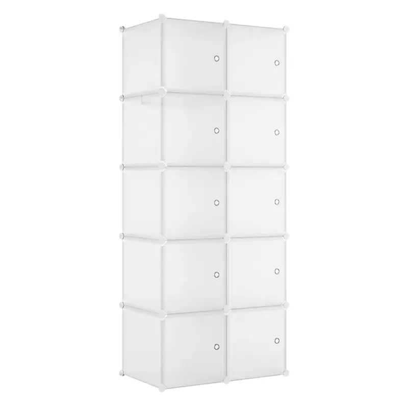 Ultima novità - Armadio 10 Moduli in Plastica Colore Bianco EAN 8024299800761