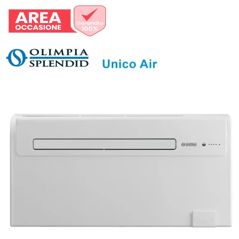 AREA OCCASIONI Climatizzatore Condizionatore Senza Unità Esterna Olimpia Splendid serie UNICO AIR 8 SF Solo Freddo 7000 Btu Codice 01503 Wi-Fi optional | Compra subito
