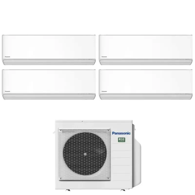 Condizionatore Quadri Split Panasonic Etherea White 7+9+9+9 con CU-4Z68TBE R-32 Wi-Fi Integrato | Non lasciartelo sfuggire