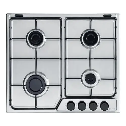 Piano cottura A Gas De Longhi Family FFA 46 ASV 4 Fuochi (L58xP50) Inox | Ora disponibile
