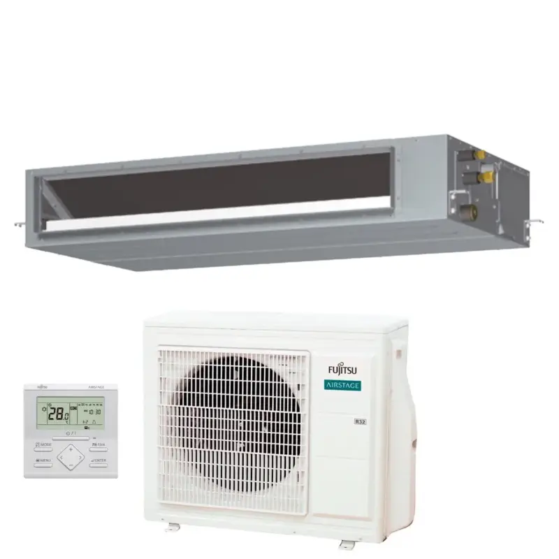 Acquisto sicuro | Condizionatore Fujitsu Canalizzabile serie KMTAP ECO 24000 Btu ARXH24KMTAP R-32 Wi-Fi Optional