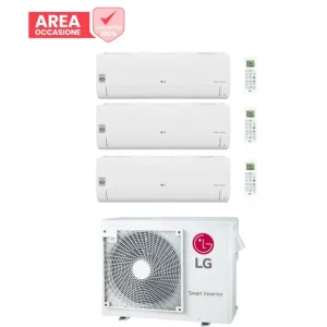 AREA OCCASIONE Climatizzatore Condizionatore LG Trial Split Inverter Serie Libero Smart 9+9+12 btu con MU3R19 UL0 R-32 9000+9000+12000 Wi-Fi Integrato - Grande offerta