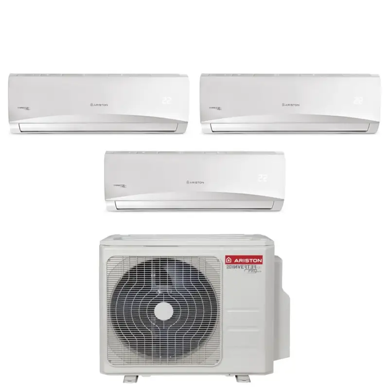Climatizzatore Condizionatore Ariston Trial Split Inverter serie PRIOS 9+9+9 con TRIAL 80 XD0C-O R-32 Wi-Fi Optional 9000+9000+9000 - Tra i più venduti