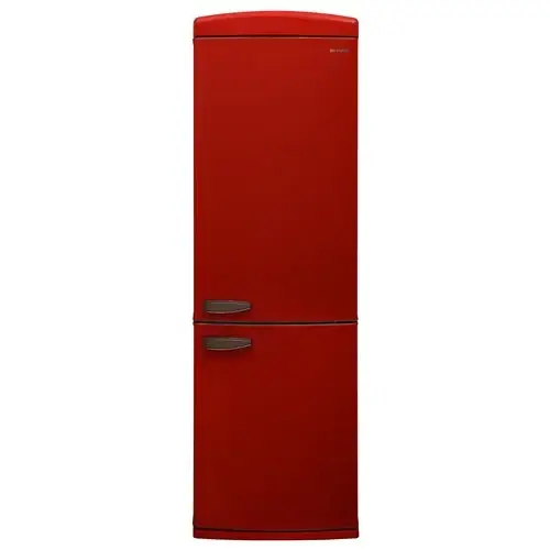 Alta qualità - Frigorifero Combinato Sharp SJ NRA10RMXRD Classe D 230 Litri (A190,1xL60,5xP68,1) Total No Frost Rosso