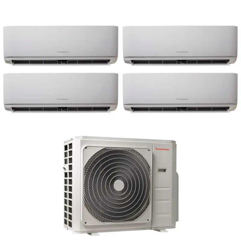 Acquista ora | Climatizzatore Condizionatore Immergas Quadri Split Inverter serie THOR 9+9+9+9 con MULTI 28-4 R-32 Wi-Fi Optional 9000+9000+9000+9000
