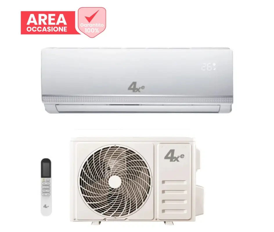 Prezzo di fabbrica | AREA OCCASIONI Climatizzatore Condizionatore 4Xe Inverter serie WHITE 12000 Btu WHITE112+ R-32 Wi-Fi Optional Classe A++/A+