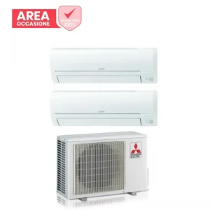 Aggiungi al carrello | AREA OCCASIONI Climatizzatore Condizionatore Mitsubishi Electric Dual Split Inverter serie SMART MSZ-HR 9+9 con MXZ-2HA40VF R-32 Wi-Fi Optional 9000+9000