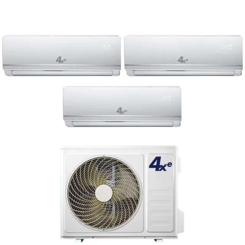 Climatizzatore Condizionatore 4Xe Trial Split Inverter serie WINTER 12+12+12 con WINTER TRIAL 21 R-32 Wi-Fi Optional 12000+12000+12000 | Scelto dai clienti