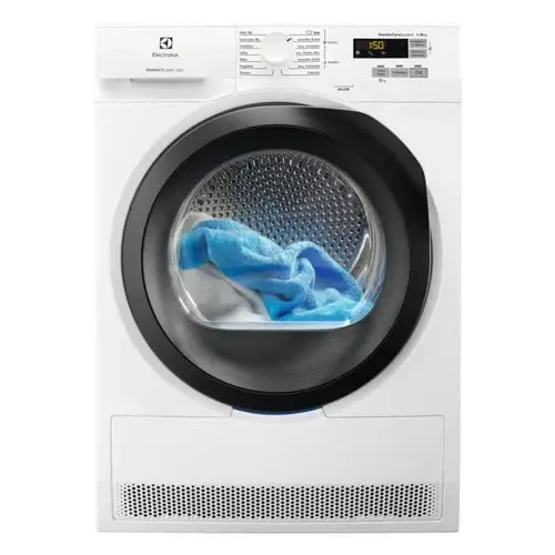 Asciugatrice a Pompa di Calore Electrolux Serie 700 EW7H583B 8 Kg Classe C GentleCare System (A85 x L59,6 x P63,8) Bianco - Prezzo speciale