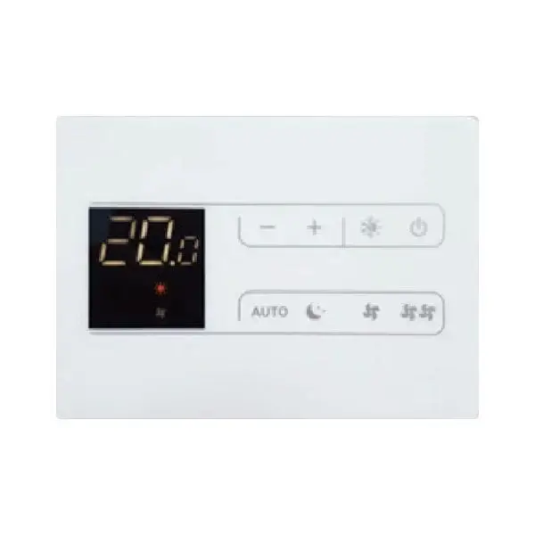 Spedizione espressa - Comando a Muro Innova Smart Touch con termostato e sensore umidità codice EEB649II Bianco