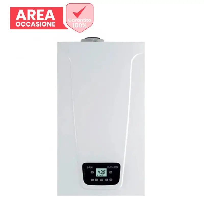 Alta qualità | AREA OCCASIONI Caldaia Baxi Duo-Tec Compact E 24 kW a condensazione low NOx completa di kit scarico fumi Metano o Gpl.