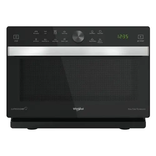 Forno A Microonde Frontale Whirlpool SUPREME CHEF Mwp 337 Sb 33 Litri 900 W (A37,3xL49xP49,5) Nero e Argento | Novità in catalogo