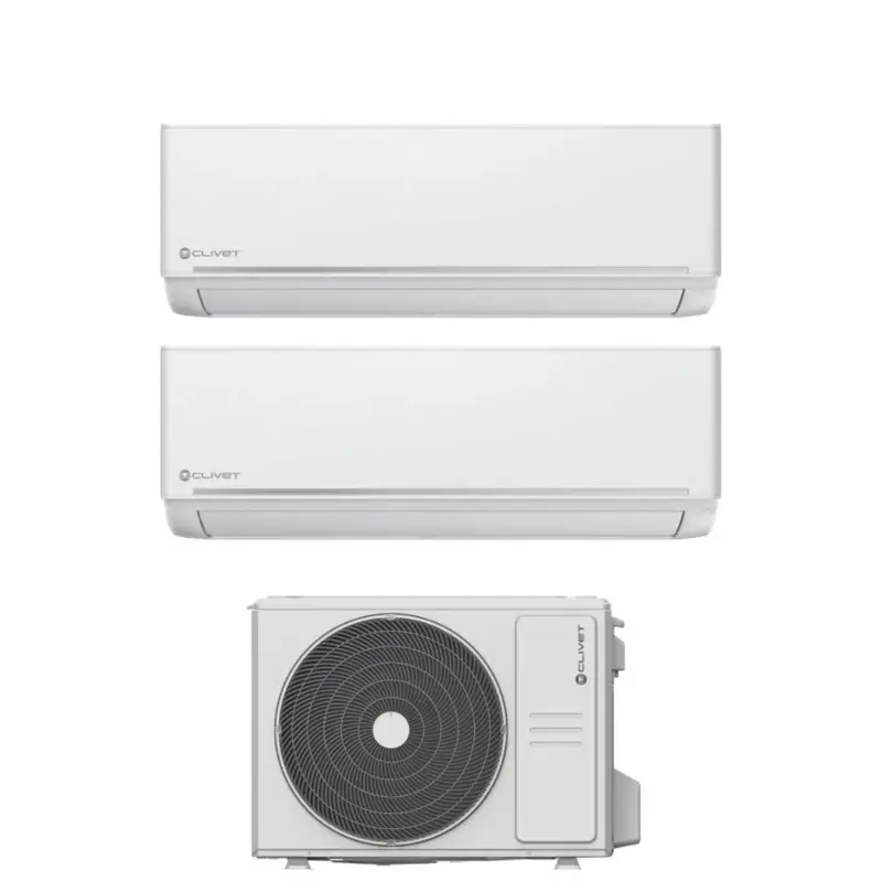 Condizionatore Dual Split Inverter Clivet EZCool 9+12 con MU2-Y 61M R-32 Wi-Fi Optional - Acquista online