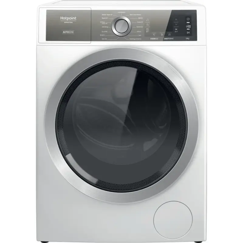 Ordinabile online | Lavatrice A Carico Frontale Hotpoint Ariston H8 W046WB IT 10 Kg Classe A 1400 Giri (A84xL59,9xP64,3) Motore PowerDrive Igienizzazione A Vapore