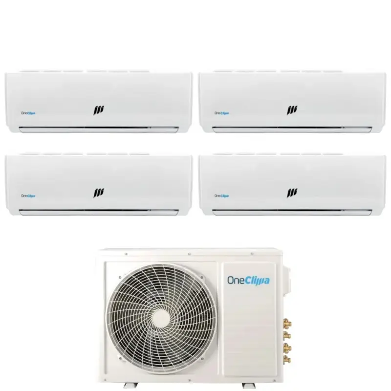 Ultima occasione - Condizionatore OneClima Quadri Split Inverter serie PRO 9+9+9+12 con MLT42x5/Y24 R-32 Wi-Fi Optional 9000+9000+9000+12000