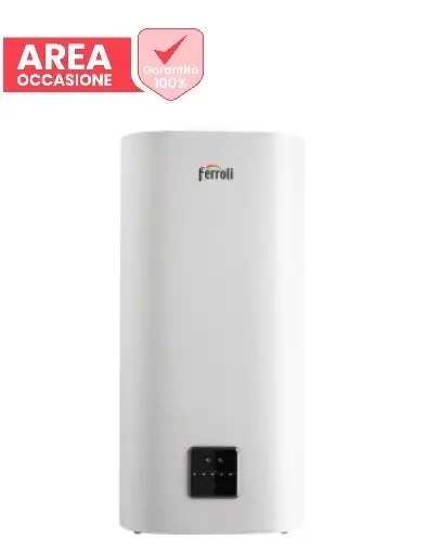 Disponibile ora - AREA OCCASIONI Scaldabagno Elettrico Doppio Serbatoio Ferroli Titano Twin 50 litri Wi-Fi integrato