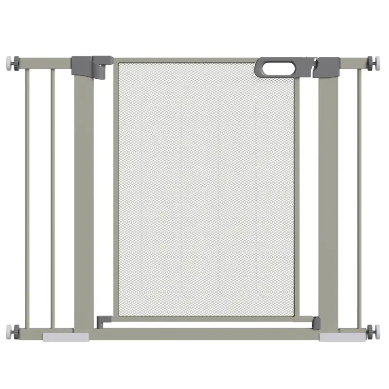 EasyComfort Cancellino per Cani Estensibile a Pressione con Chiusura Automatica, 75-103x76 cm, Grigio | Scelta dei clienti