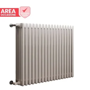 AREA OCCASIONI 2556 Radiatore Termosifone in acciaio tubolare Cordivari Ardesia 3 Colonne h 656 mm interasse 600 mm 12 elementi - Prezzo d'offerta
