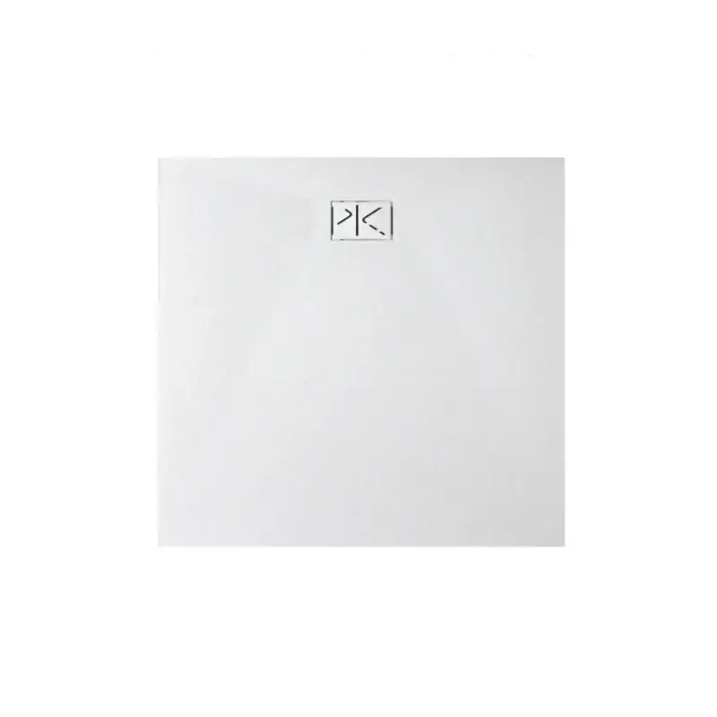 Piatto Doccia SFA Kinedo Pietraviva 90 x 90 cm in Resina Effetto Pietra Bianco Opaco - Offerta