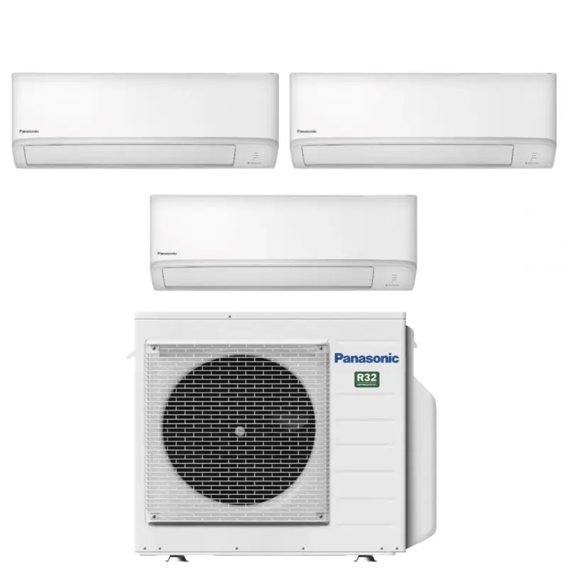 Super prezzo | Condizionatore Trial Split Panasonic TZ 9+9+18 con CU-4Z80TBE R-32 Wi-Fi Integrato