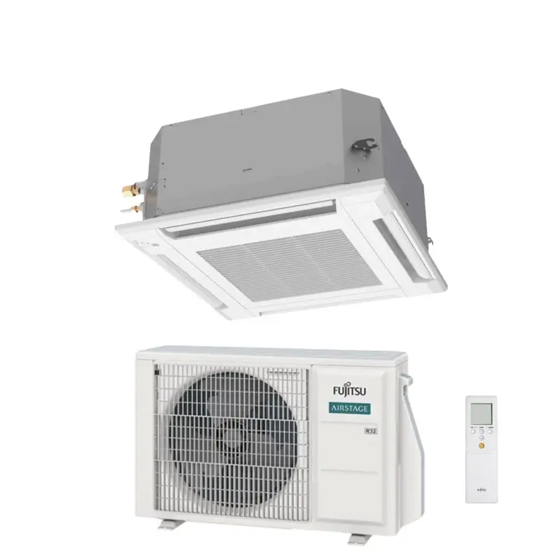 Acquista ora | Condizionatore a Cassetta Fujitsu KV Eco 12000 Btu AUXG12KVLA R-32 Wi-Fi Optional con Griglia e Telecomando