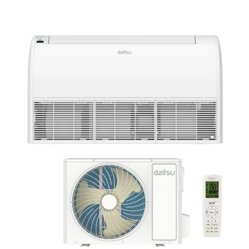Affrettati - Condizionatore Soffitto/Pavimento Daitsu 36000 Btu ABD36TKDBS Trifase R-32 Wi-Fi Optional con Telecomando