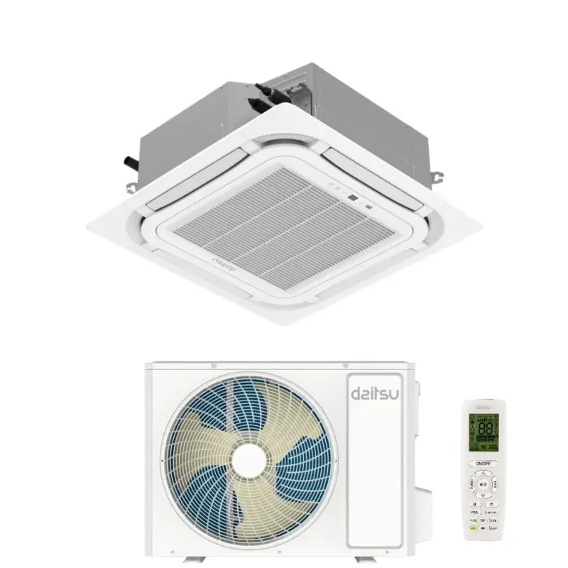 Disponibile ora - Condizionatore a Cassetta Daitsu 42000 Btu AUD42KDBS Trifase R-32 Wi-Fi Optional con Telecomando e Griglia