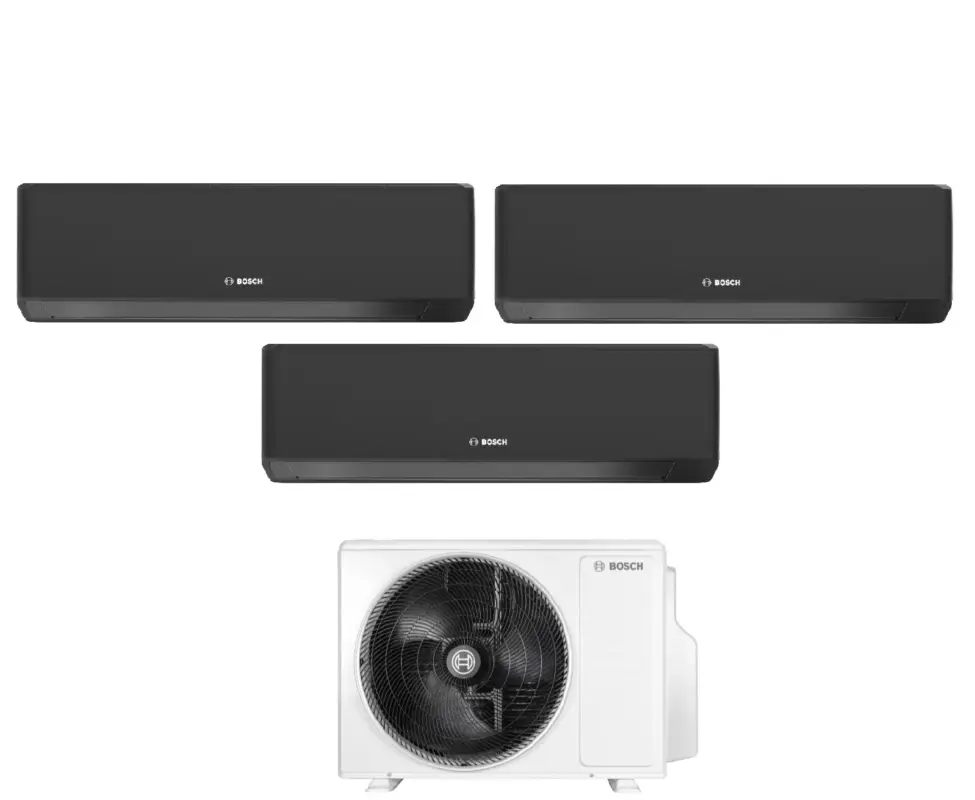 Tra i preferiti - Condizionatore Trial Split Bosch CLIMATE 7000i Black 7+9+9 con 5000M 79/3 E R-32 Wi-Fi Integrato