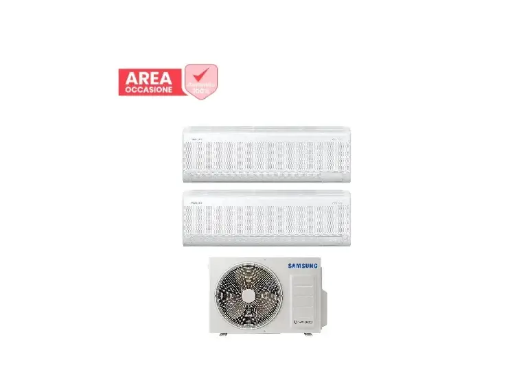 Prezzo ridotto | AREA OCCASIONI 2816 Condizionatore Dual Split Samsung WindFree Elite S2 9+9 con AJ050TXJ2KG R-32 Wi-Fi integrato