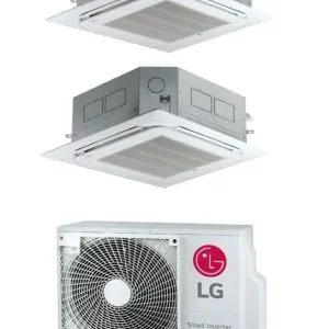 Qualità garantita - Condizionatore a Cassetta Dual Split LG Standard 9+9 Btu con MU2R17 R-32 Wi-Fi Optional con Pannello